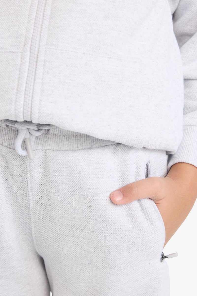 ديفاكتو بنطلون سويت بانتس اولادي بيكيه قصة عادية بأستك من تحت - Image 4